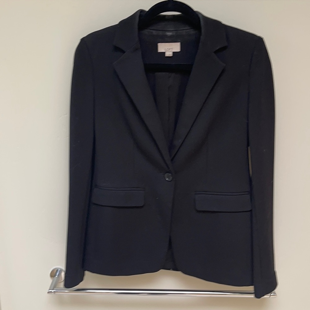 Loft cotton traditional blazer jacket